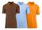 Galaxy By Harvic Short Sleeve Men's Pique Polo Shirt 3 Pack